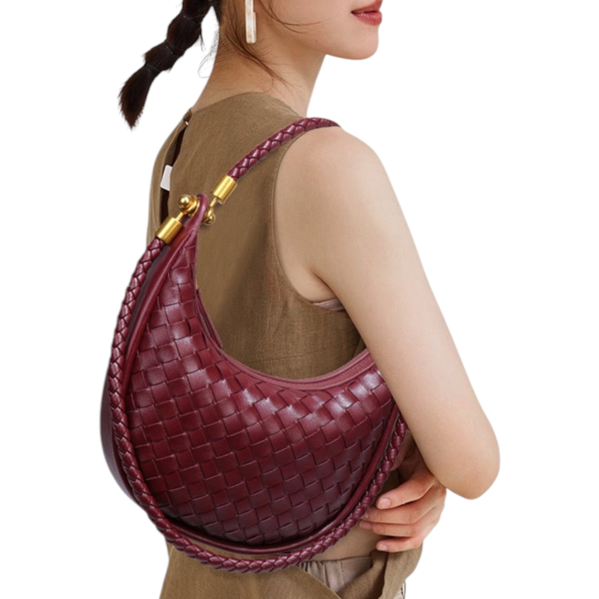 Woven handbag