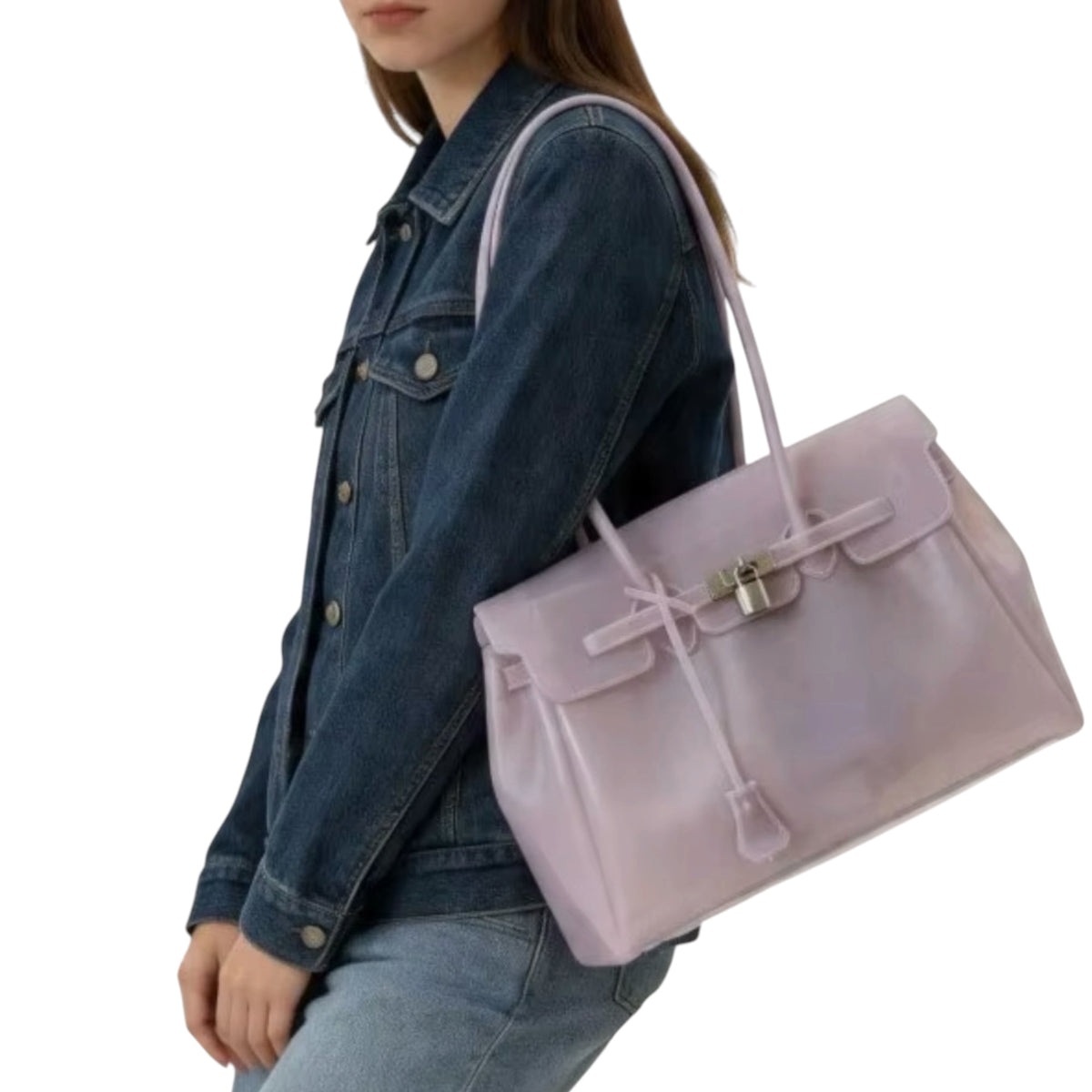 CHIC PVC HANDBAG