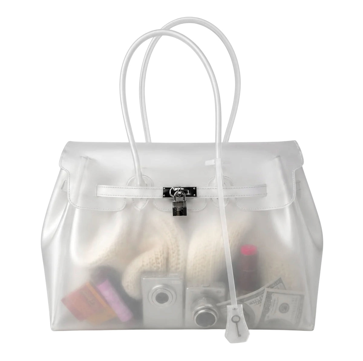 CHIC PVC HANDBAG